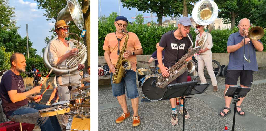 YONO Streetband beim musizieren